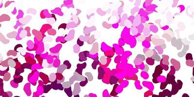 Light pink vector backdrop with chaotic shapes