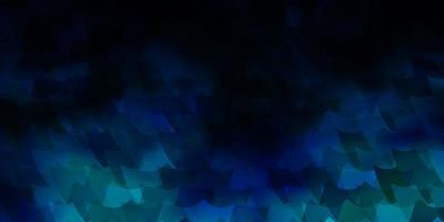 Dark BLUE vector background in polygonal style