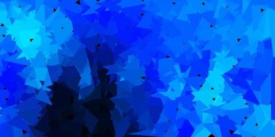 Dark blue vector geometric polygonal layout