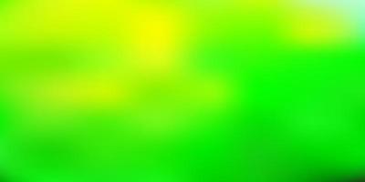 Light green yellow vector abstract blur template