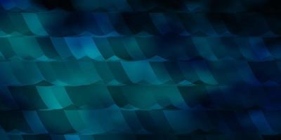 textura de vector azul oscuro con hexágonos de colores