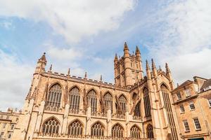 La iglesia de la abadía de San Pedro y San Pablo, Bath, comúnmente conocida como la Abadía de Bath, Somerset, Inglaterra foto