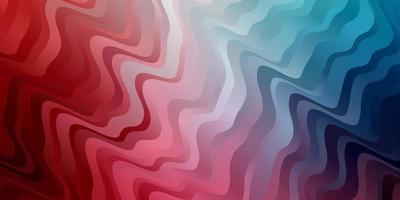 Light Blue Red vector background with lines