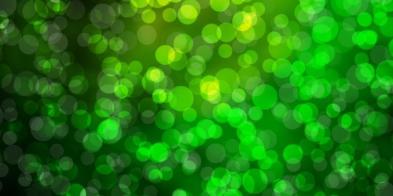 Light Green vector layout with circles