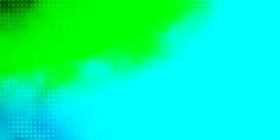 Light Blue Green vector background with spots