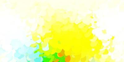 Light multicolor vector texture with memphis shapes