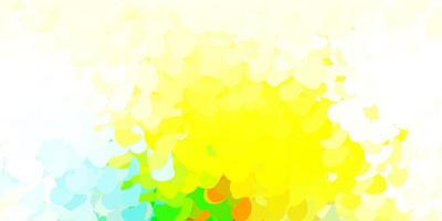 Light multicolor vector texture with memphis shapes