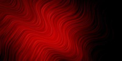 Dark Red vector texture with curves