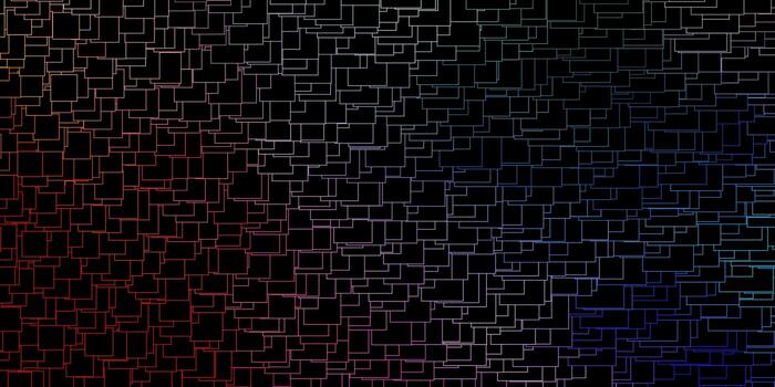 Dark Multicolor vector pattern in square style