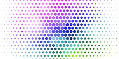 Light Multicolor vector backdrop with dots