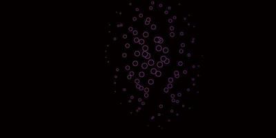 Dark Purple vector texture with disks