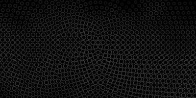 Dark Gray vector backdrop with dots