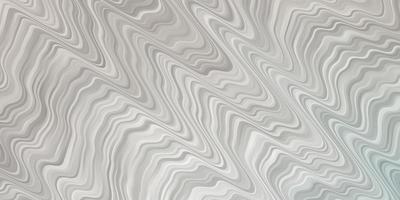 textura de vector gris claro con curvas
