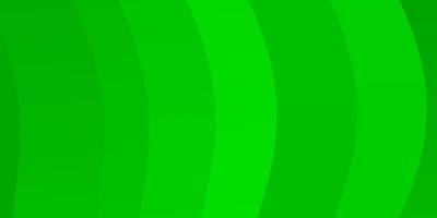 Light Green vector background with bent lines