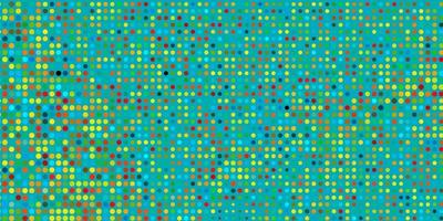 Light Blue Yellow vector backdrop with dots