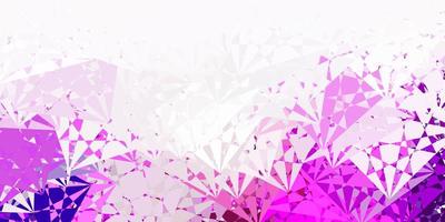 Light Purple Pink vector template with triangle shapes