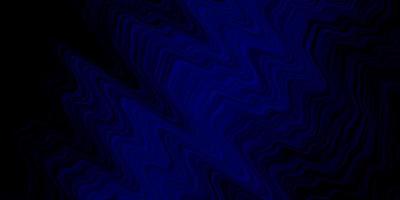 Dark BLUE vector backdrop with bent lines