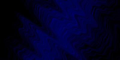 Dark BLUE vector backdrop with bent lines