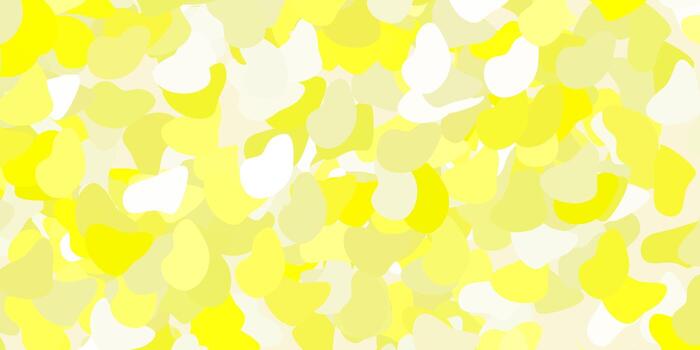 Light yellow vector background with random forms