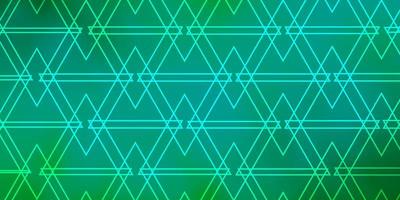 Light Green vector layout with lines triangles