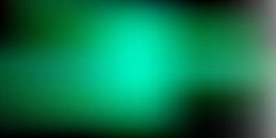 Dark green vector gradient blur pattern