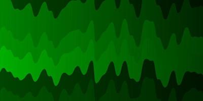 Dark Green vector background with lines