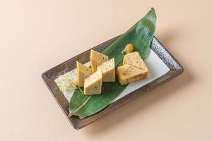 Tamagoyaki, Japanese rolled omelet photo