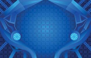 Geometric Robotic Background vector