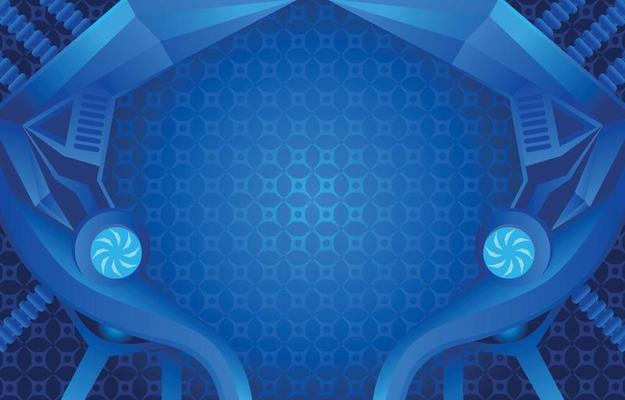 Geometric Robotic Background