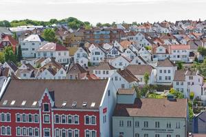 vista aérea, de, stavanger, en, noruega foto