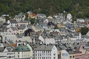 Beautiful view of Alesund, Norway photo