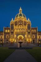 Casa de gobierno en Victoria BC en Canadá foto