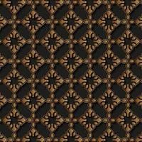 Luxury Ethnic style ornament seamless pattern vector