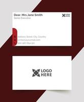 sample business card template design vector