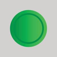 green arcade Buttons Vector sample design