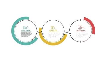 elementos de diseño de infografías empresariales. infochart moderno, gráfico y gráficos de marketing, diagramas de barras. vector