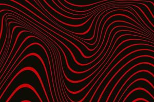 Lines in modern style. Line art minimalist print. Pattern geometric style. Technology background. Creative geometric wallpaper. Cover template, banner. Red and black vector illustration.