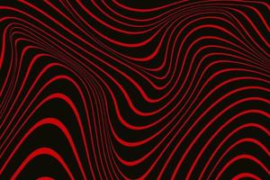 líneas de estilo moderno. impresión minimalista de arte lineal. patrón de estilo geométrico. fondo de tecnología. papel pintado geométrico creativo. plantilla de portada, banner. Ilustración de vector rojo y negro.