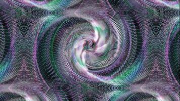 remolino reflexión partículas bola azulejo patrón abstracto video