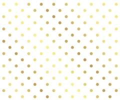 Gold polka dots background vector
