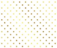 Gold polka dots background vector