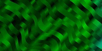 Light Green vector pattern with wry lines