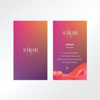 business name card template vector