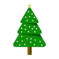 árbol de navidad decorativo vector