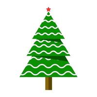 Modern  Conifer Tree vector