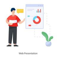 Web Presentation Design vector