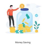 Money Saving Concept vector