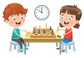 Marketing analysis planning Character controls playing chess. vector  illustration 5608327 Vector Art at Vecteezy