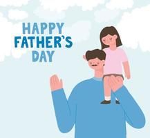 dads day quote vector