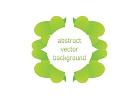 green floral hexagonal web banner design template. used for background icon , web design, design element. vector